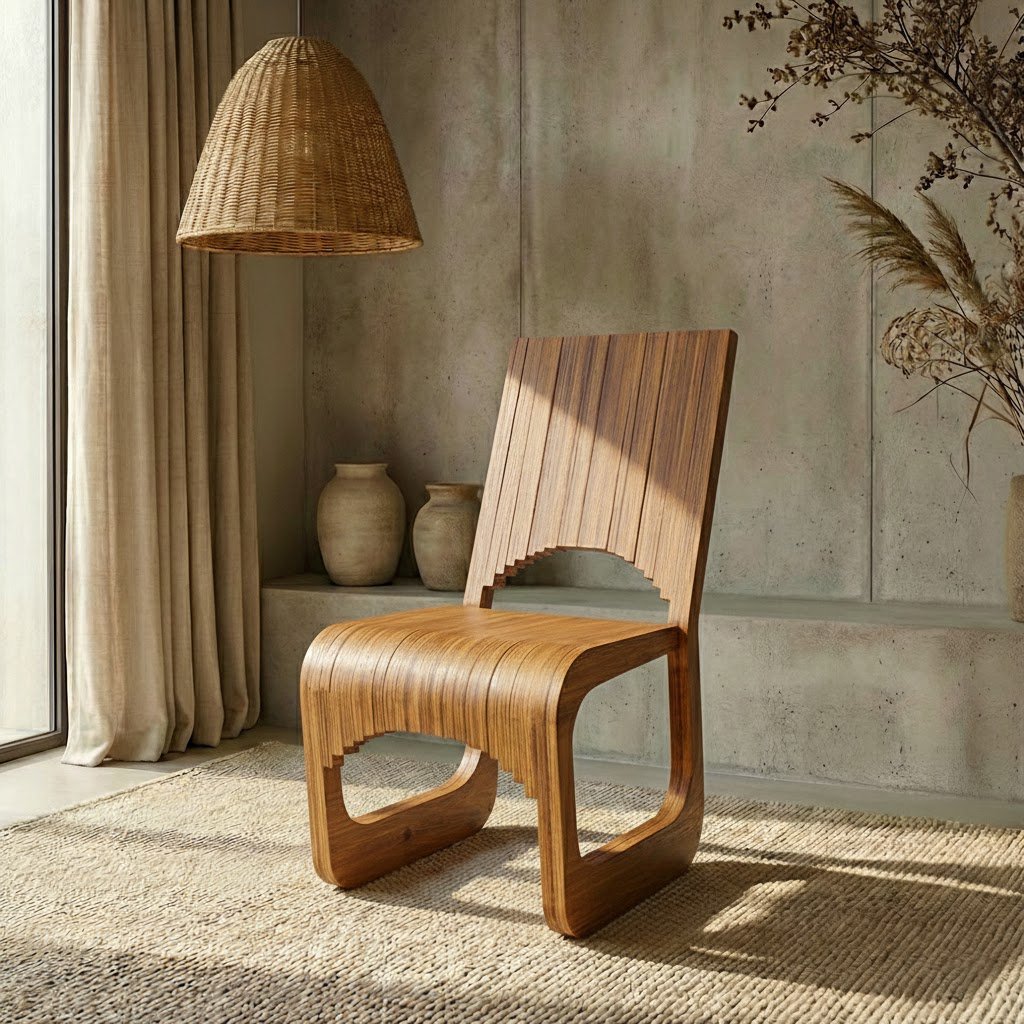 Denver Parametric Chair | Architectural Plywood Dining Chair