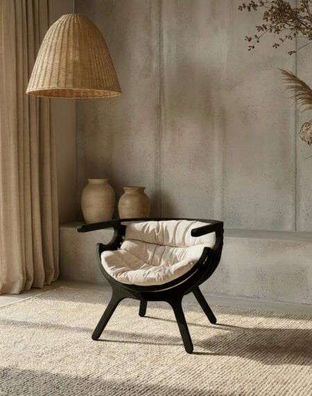 Yuma Parametric Lounge Chair | Spherical Plywood Accent Chair